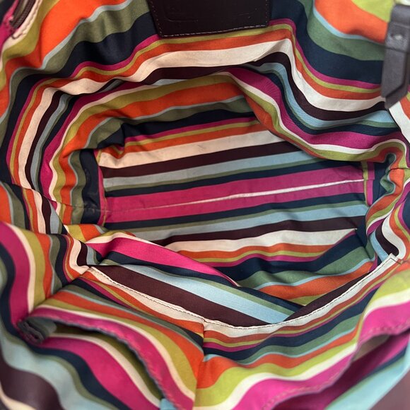 Coach F13757 Lily Legacy Brown Shoulder Bag - Picture 5 of 6